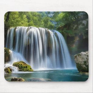 Wasserfall Landschaft Mousepad