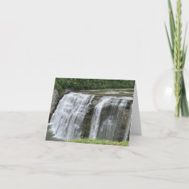 Wasserfall (leer) karte