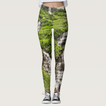 Wasserfall-Leggings