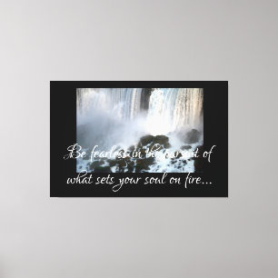 Wasserfall Leinwanddruck