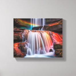 Wasserfall Leinwanddruck