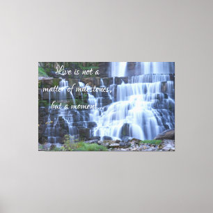 Wasserfall Leinwanddruck