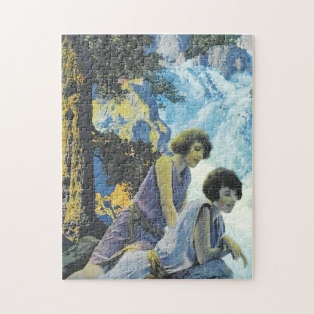 Wasserfall - Maxfield Parrish Puzzle (Vertikal)