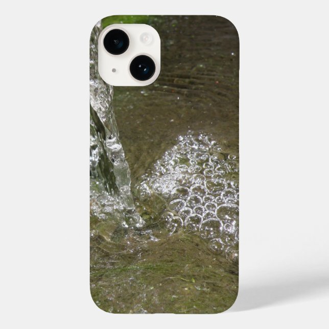 Wasserfall mit Schlammwasser Case-Mate iPhone Hülle (Rückseite)