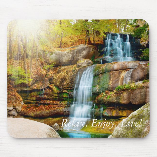 Wasserfall Mousepad (Vorne)