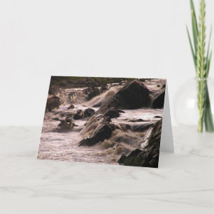 Wasserfall notecard karte