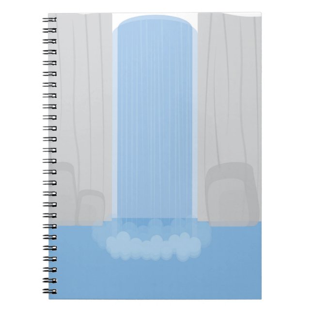 Wasserfall Notizblock (Vorderseite)