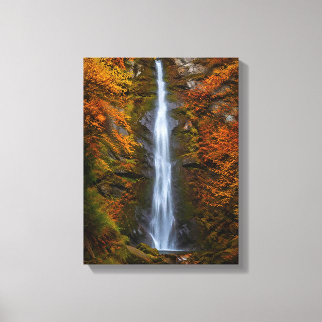 Wasserfall Nr. 1, Wasserfall-Serie Leinwanddruck (Vorderseite)