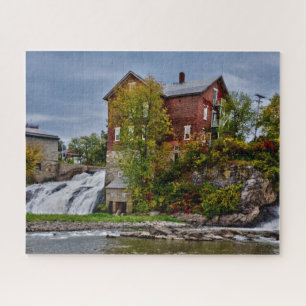 Wasserfall Park Vermont Jigsaw Puzzle