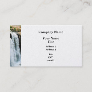 Wasserfall Paterson NJ - Platinum Visitenkarte