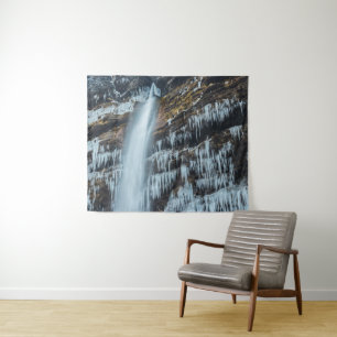 Wasserfall Peričnik in Mojstrana, Slowenien Wandteppich
