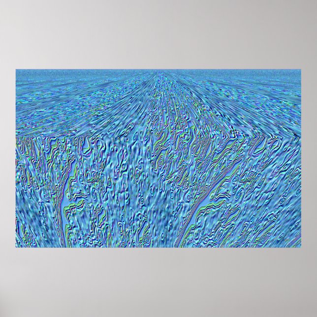 Wasserfall-Plakat Poster (Vorne)