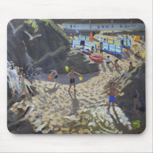 Wasserfall Porthmeor Strand St. Ives Mousepad