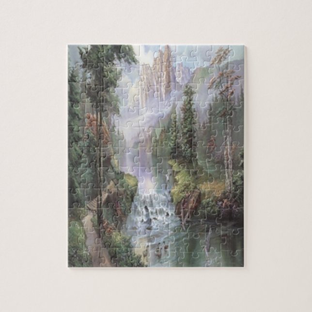 Wasserfall-Portrait Puzzle (Vertikal)