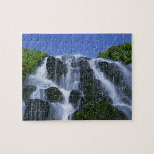 Wasserfall, Portree, Insel Skye, Highlands, Puzzle