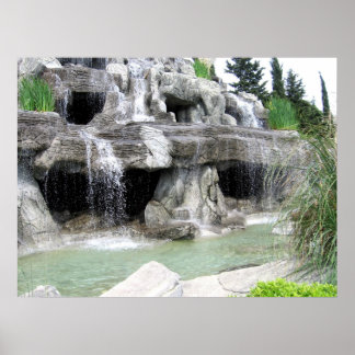 Wasserfall Poster