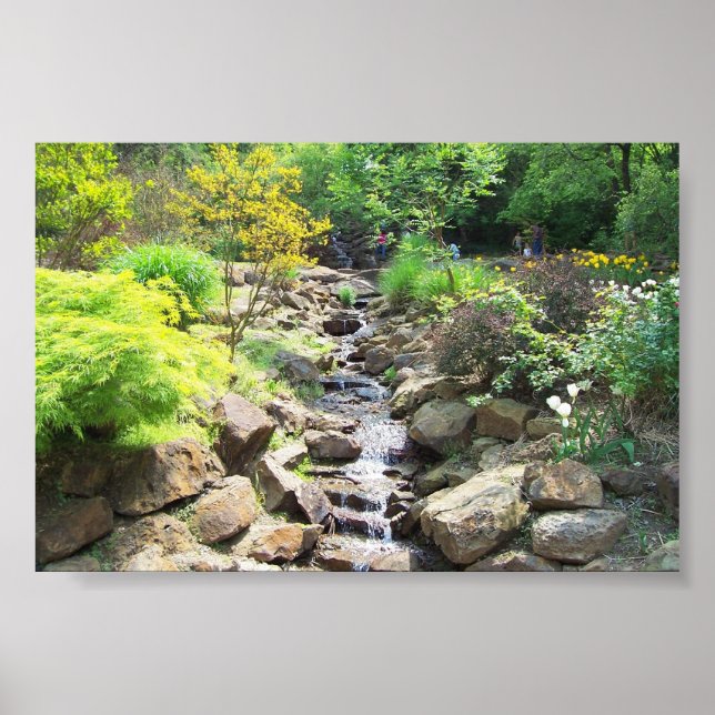 Wasserfall Poster (Vorne)