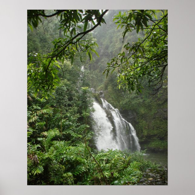 Wasserfall Poster (Vorne)