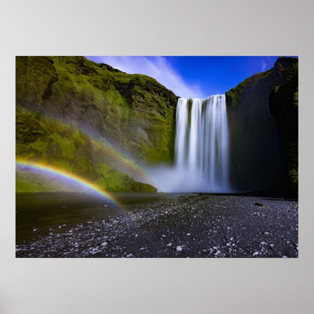 Wasserfall Poster (Vorne)