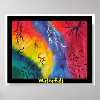 Wasserfall Poster