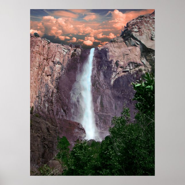 Wasserfall Poster (Vorne)