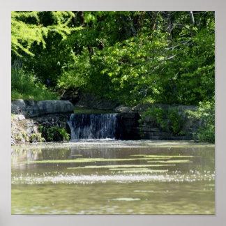 Wasserfall Poster