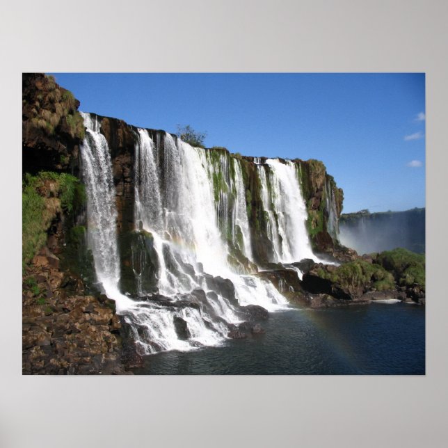 Wasserfall Poster (Vorne)