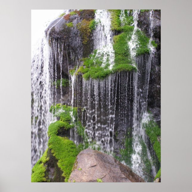 Wasserfall Poster (Vorne)