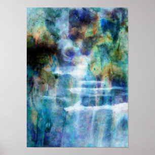 Wasserfall Poster