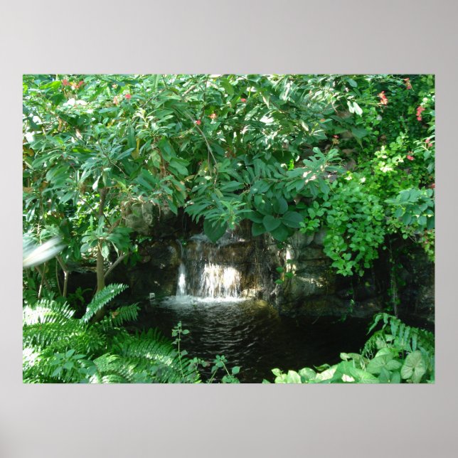 Wasserfall Poster (Vorne)