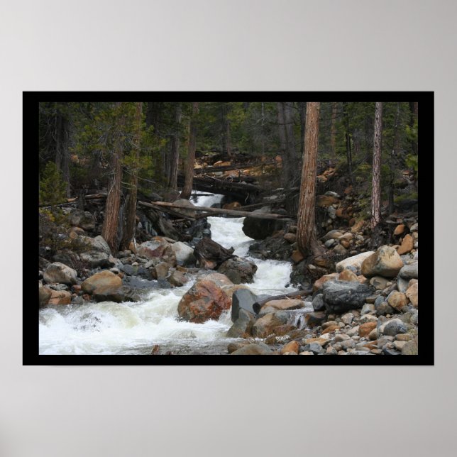 Wasserfall Poster (Vorne)