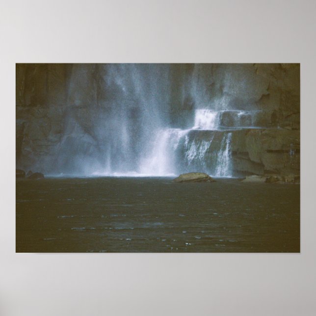 Wasserfall-Poster Poster (Vorne)