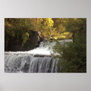 Wasserfall-Poster Poster