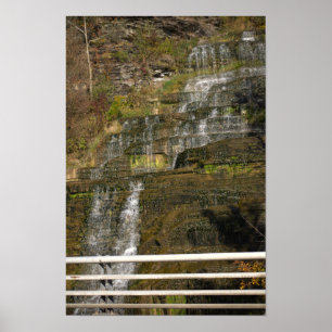 Wasserfall-Poster Poster