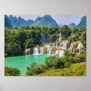 Wasserfall-Poster Poster