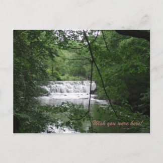 Wasserfall Postkarte