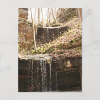 Wasserfall Postkarte