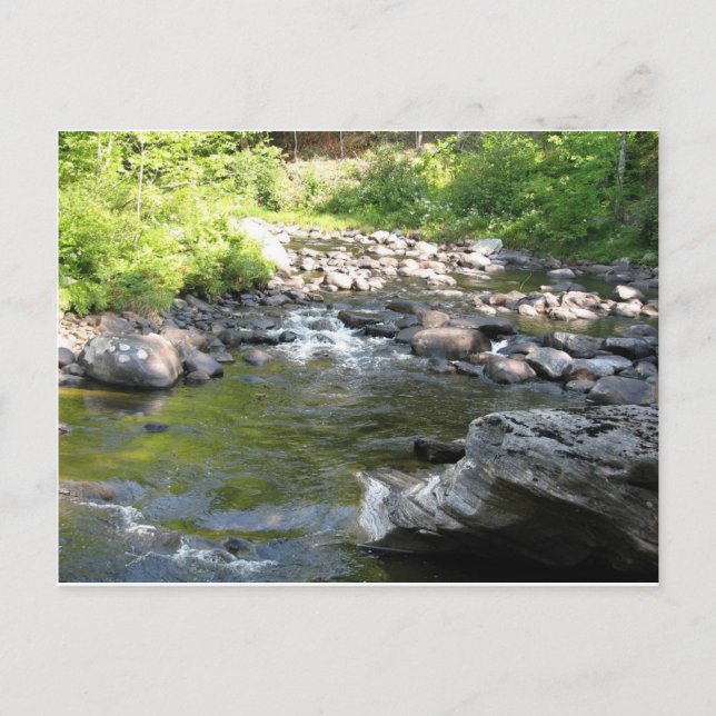 Wasserfall Postkarte (Vorderseite)