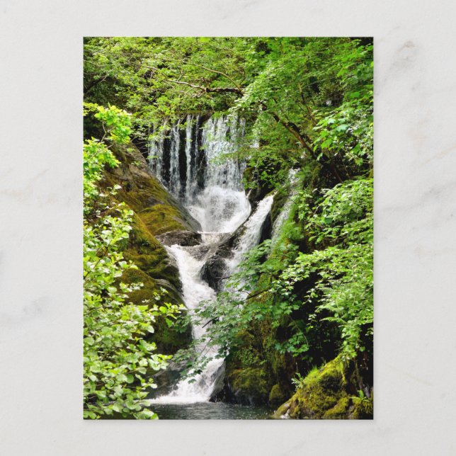WASSERFALL POSTKARTE (Vorderseite)