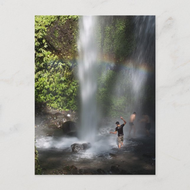 Wasserfall Postkarte