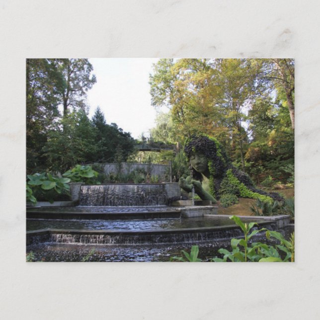 Wasserfall Postkarte (Vorderseite)