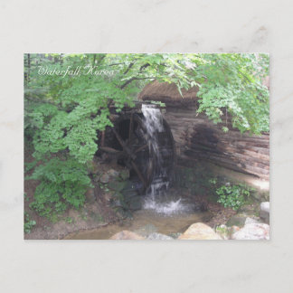 Wasserfall Postkarte