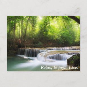 Wasserfall Postkarte