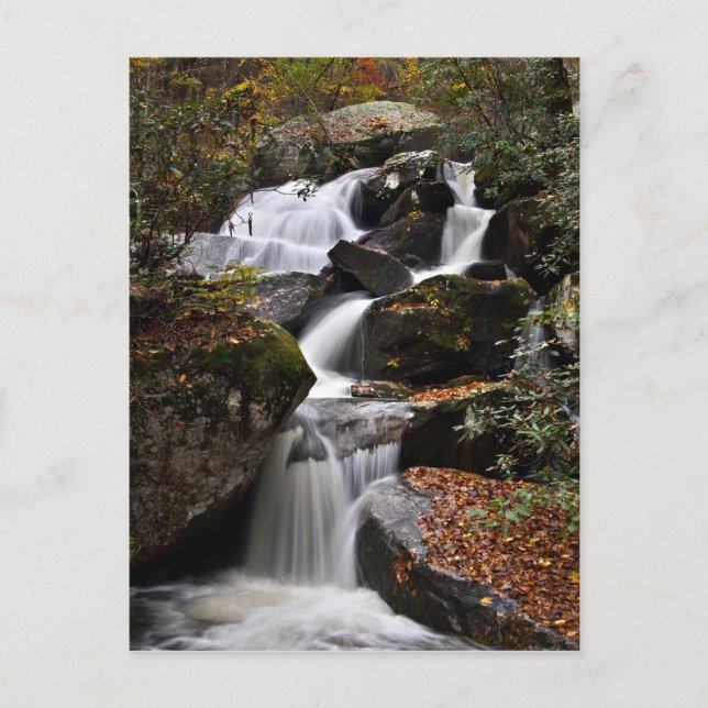Wasserfall Postkarte (Vorderseite)