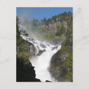 Wasserfall-Postkarte Postkarte