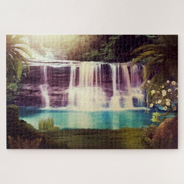 Wasserfall Puzzle (Horizontal)