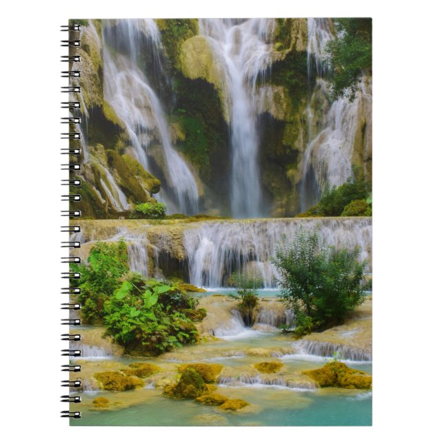 Wasserfall-Quellen Notizblock (Vorderseite)