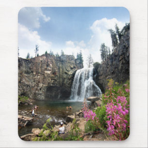 Wasserfall Rainbow Falls - Devils Postpiel - Sierr Mousepad