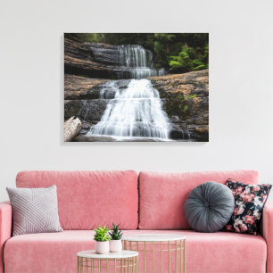 Wasserfall Regenwald Tasmanien Australien Landscha Leinwanddruck
