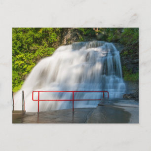 Wasserfall, Robert H Treman Staat Park, New York Postkarte